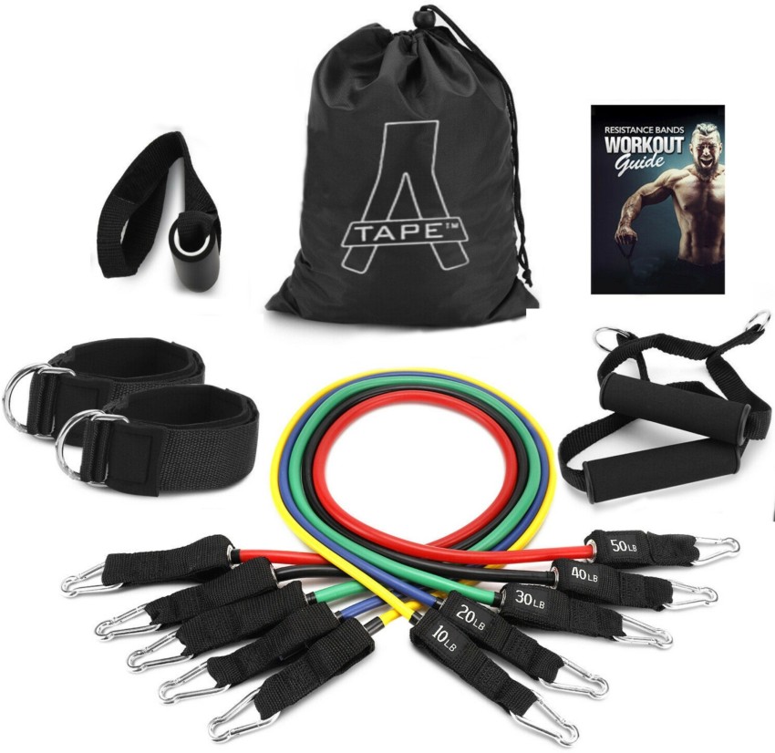 The Workout zone Resistance 11 pcs Training Bands & Loop Bands