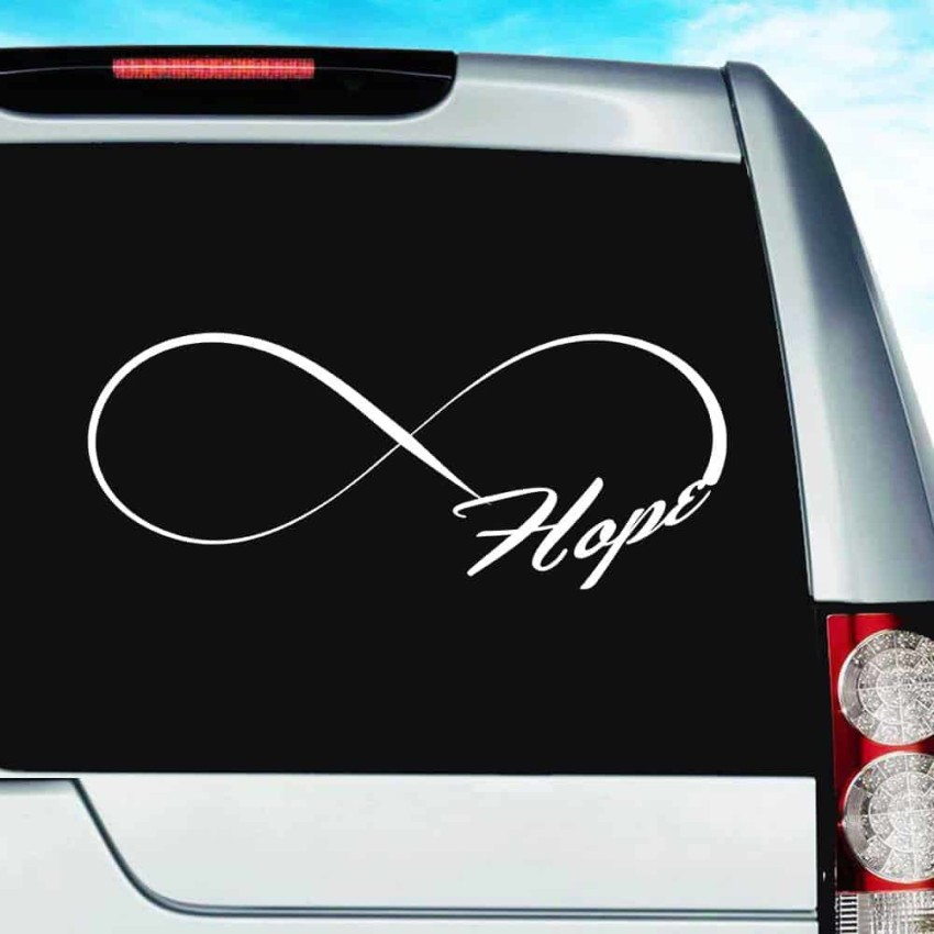 Car front deals glass name sticker