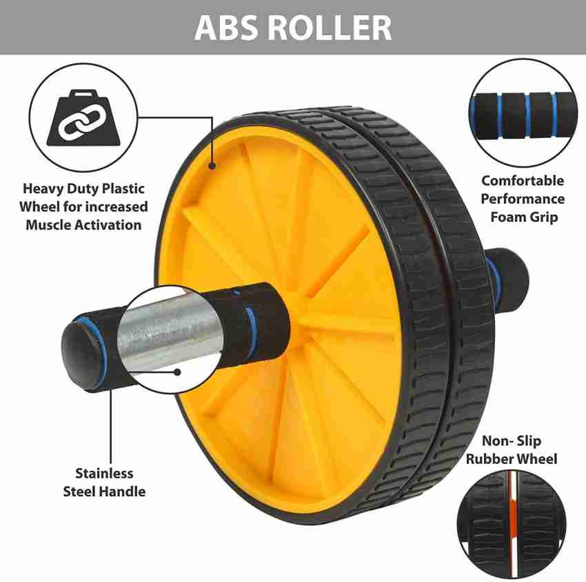 Abs Roller Wheel Home Gym Workout Equipment Strength Training Non