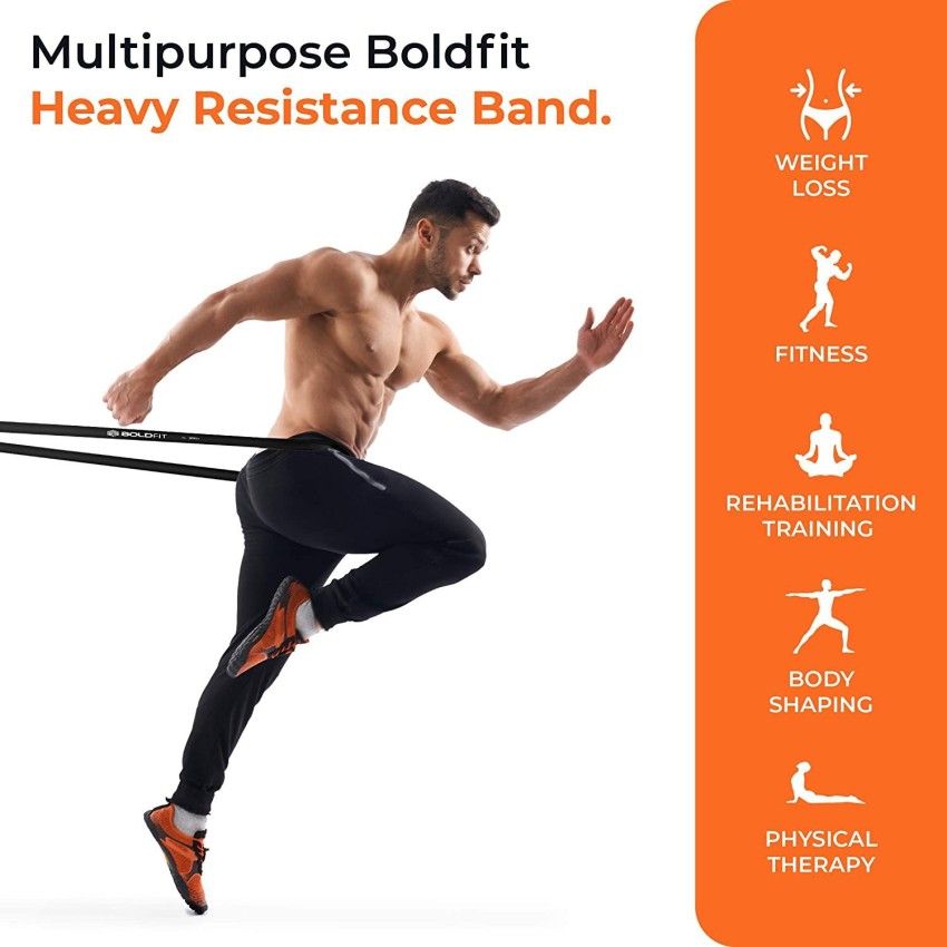 BOLDFIT Resistance Tube, Exercise & Stretching Resistance Band Set