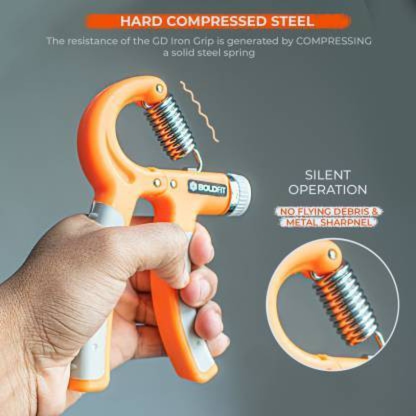 Boldfit Adjustable Hand Grip Strengthener, Hand Gripper With Counter for  Men & Women for Gym Workout Hand Exercise Equipment to Use in Home for