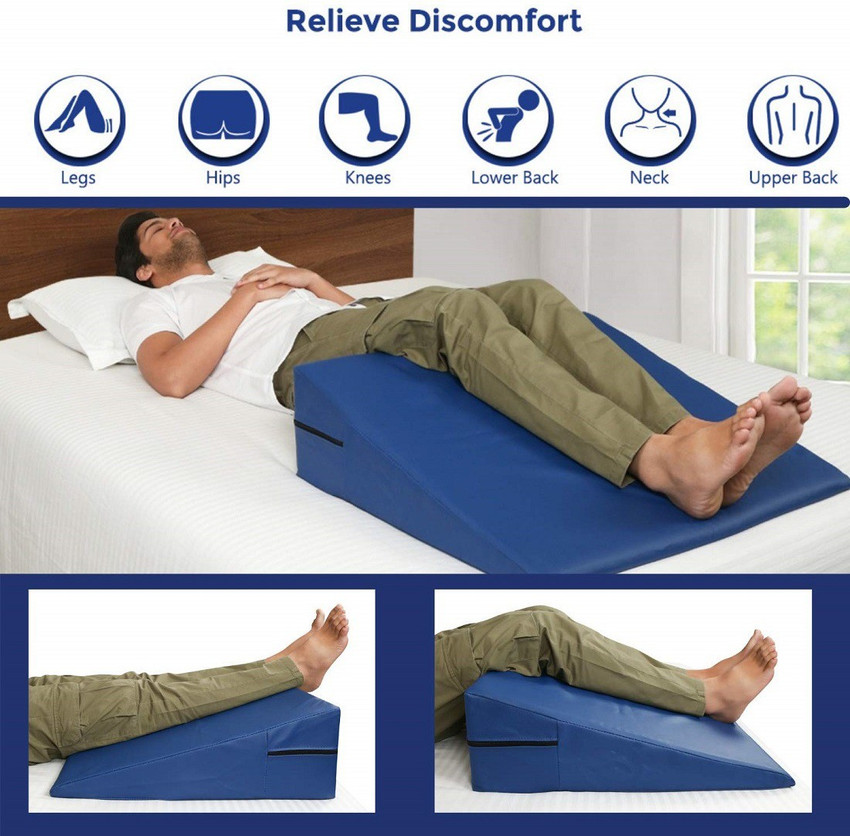 METRON MultiPurpose Bed Wedge Pillow for Leg Elevation for