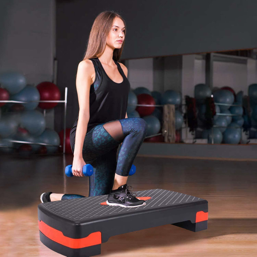 Wearslim 2 Level Adjustable Workout Fitness Stepper Exercise