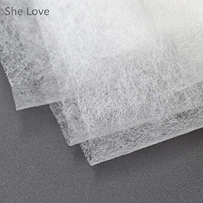 Iron On Fusible Interfacing Interlining Sewing Fabric Buckram