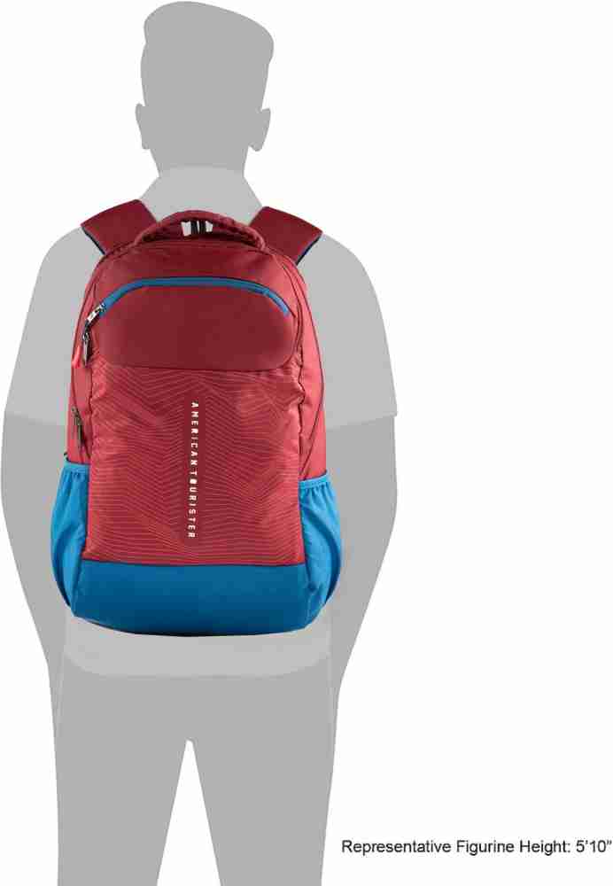 AMERICAN TOURISTER AMT JAZZ NXT BP 02 RED BLUE 35 L Laptop Backpack