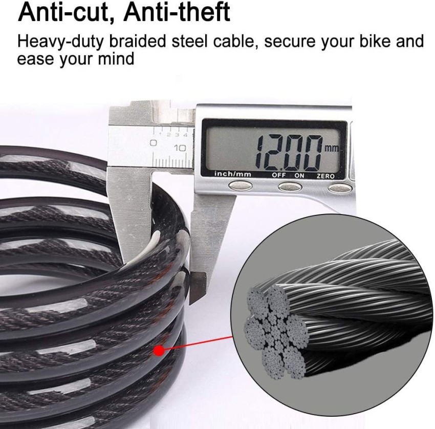 Cutting bike best sale lock cable