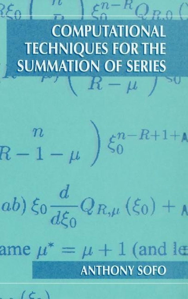 Computational Techniques for the Summation of Series: Buy 