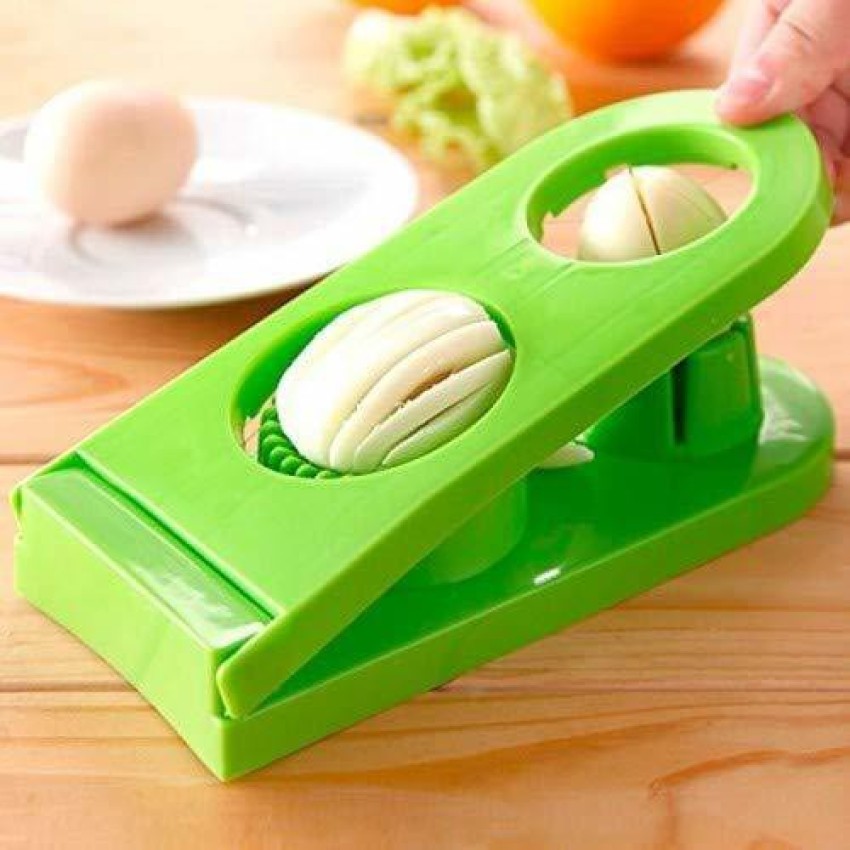 1pc 2 In 1 Egg Slicer, Multipurpose Egg Slicer For Hard Boiled