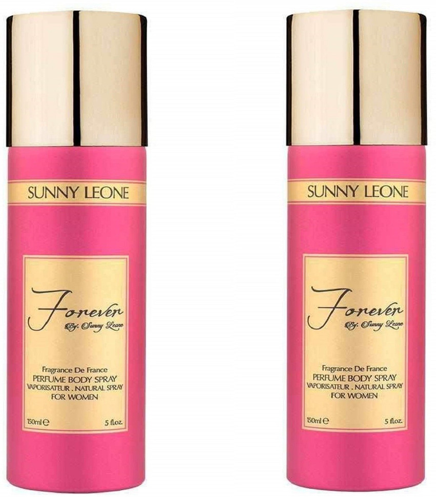 SUNNY LEONE SET OF 2 PCS FOREVER PINK DEODORANT SPRAY FOR WOMEN