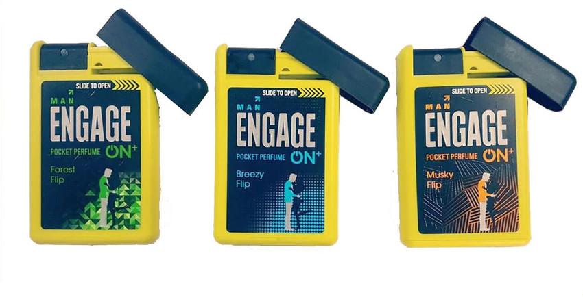 Buy Engage PERFUME On BREEZY FOREST MUSKY FLIP Mens SLIDE TO
