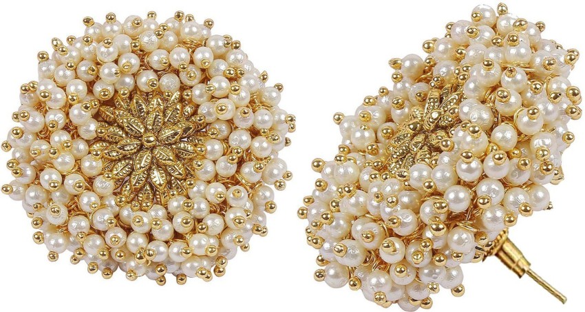 How to Make a Pair of Pearl Ball Drop Earrings for Brides  Beaded earrings  Beaded jewelry Diy earrings