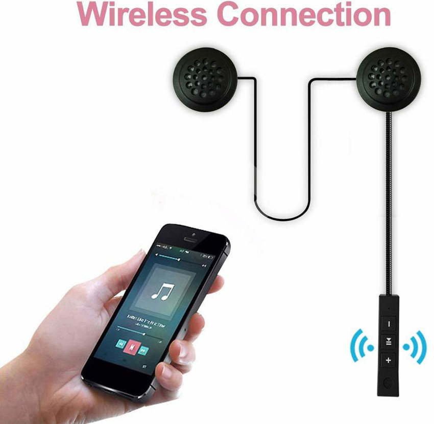 Wireless helmet headset top