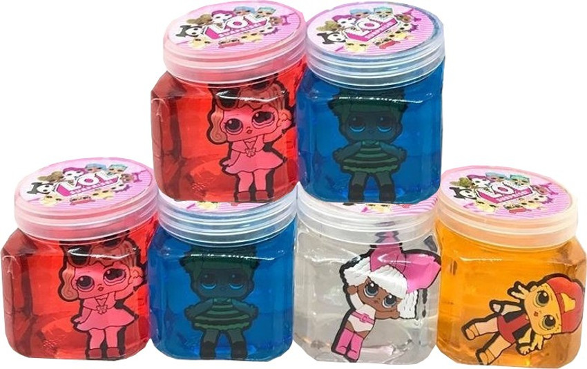 anjanaware LOL surprise Crystal Clear Putty Slime Jelly Clay for Kids Teens for Birthday Return Gifts Multicolor Putty Toy Price in India Buy anjanaware LOL surprise Crystal Clear Putty Slime
