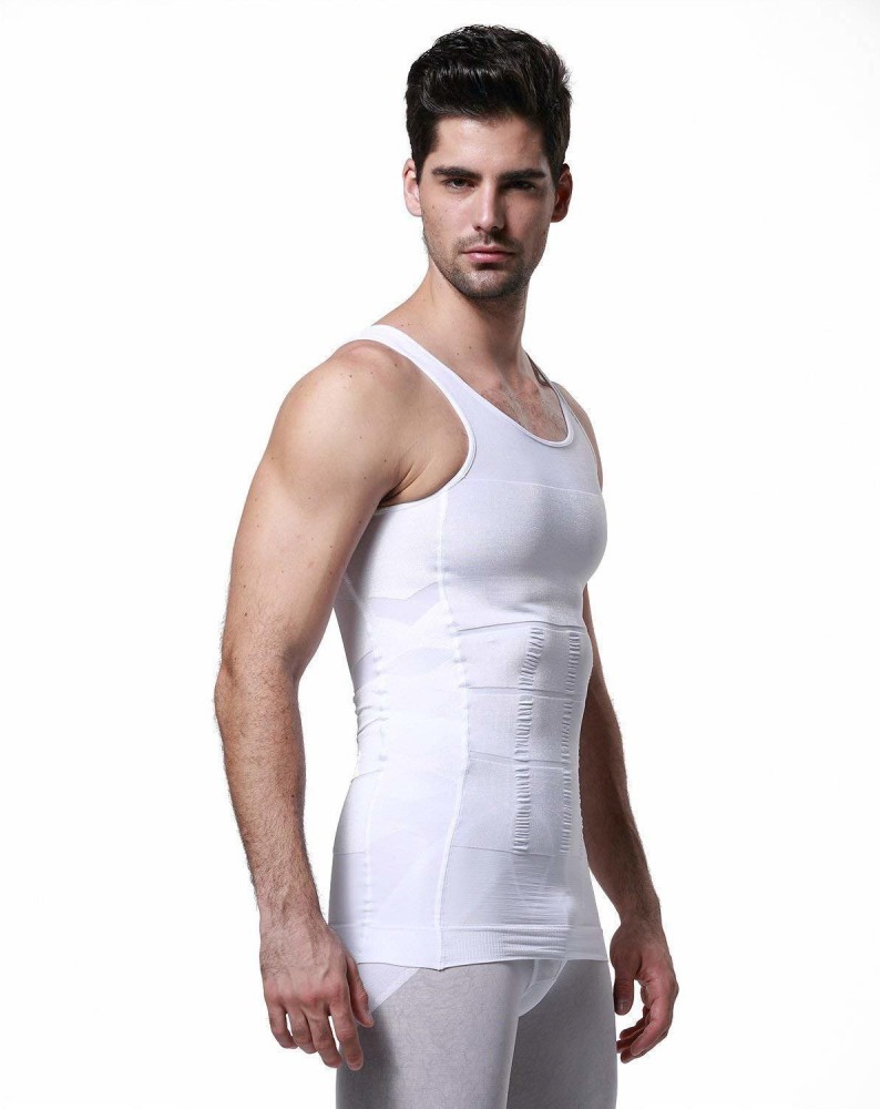 BODYKING Men's Chest Compression Slimming Body Shaper Vest
