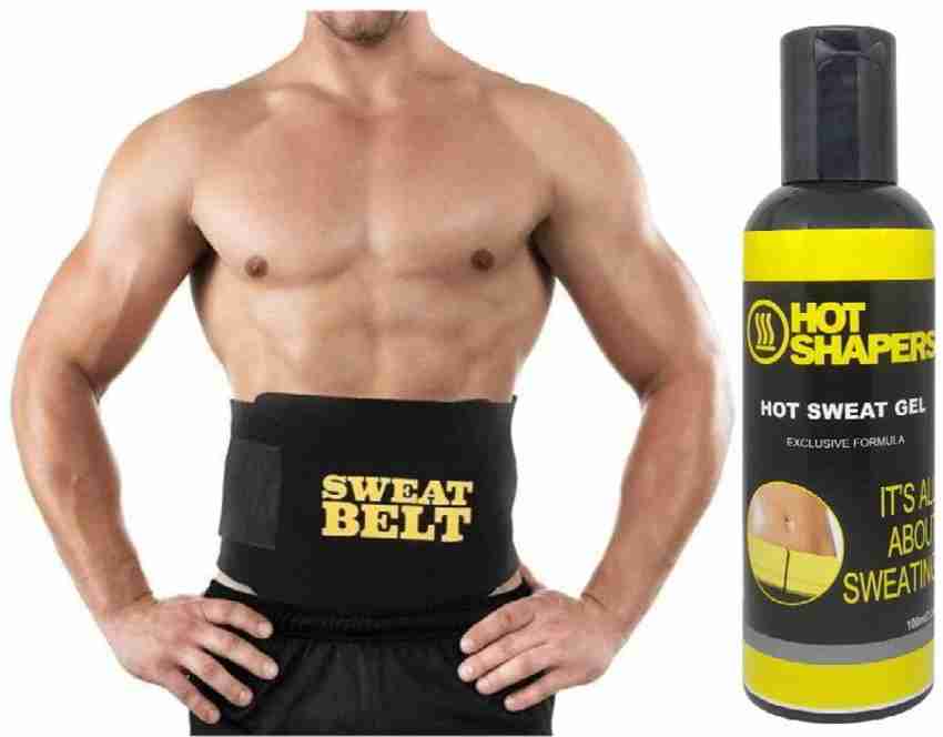 Gabbar Sweat Belt Free Size Fat Burner Weight Loss Wrap With Hot Shapers Slimming Gel Bottle set of 2 Free Size Price in India Buy Gabbar Sweat Belt Free Size