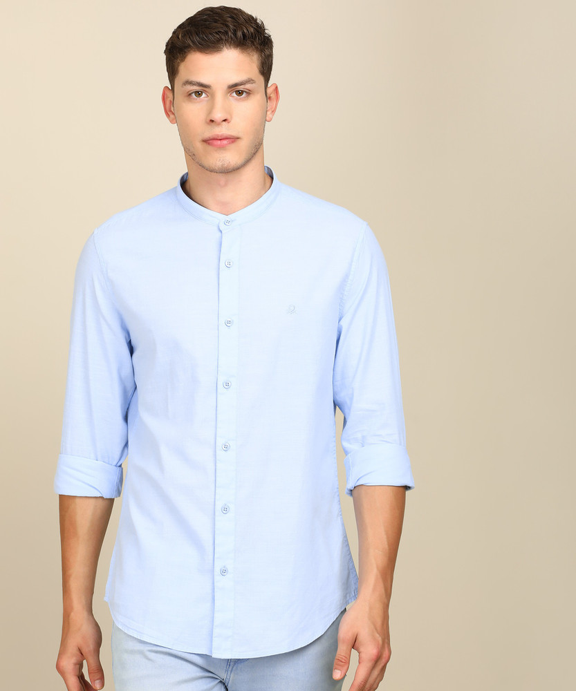 United Colors of Benetton Men Checkered Casual Light Blue Shirt Buy United Colors of Benetton Men Checkered Casual Light Blue Shirt Online at Best Prices in India Flipkart