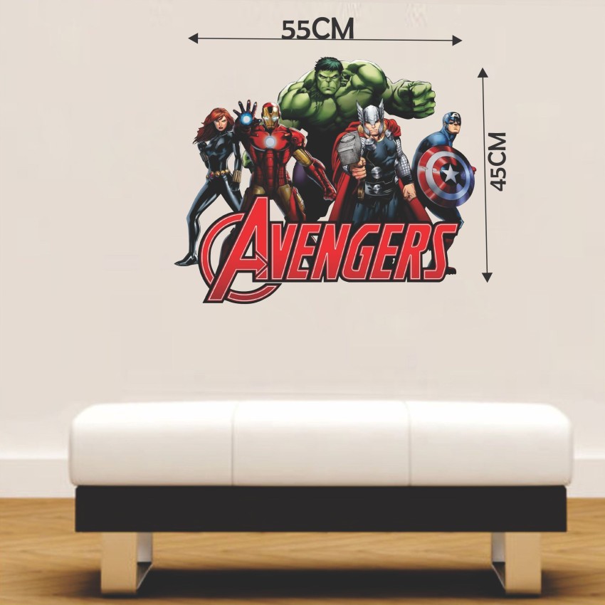 Decoration Designs 45 cm Avengers Sticker, Wall Sticker for Living  Room/Bedroom/Office and All Decorative Stickers_GD649 Self Adhesive Sticker  Price in India - Buy Decoration Designs 45 cm Avengers Sticker