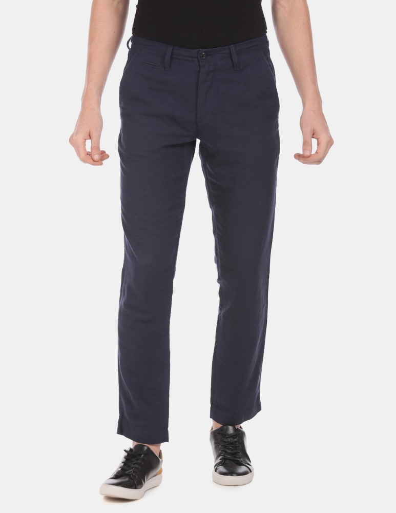 GAP Regular Fit Men Blue Trousers  Buy GAP Regular Fit Men Blue Trousers  Online at Best Prices in India  Flipkartcom