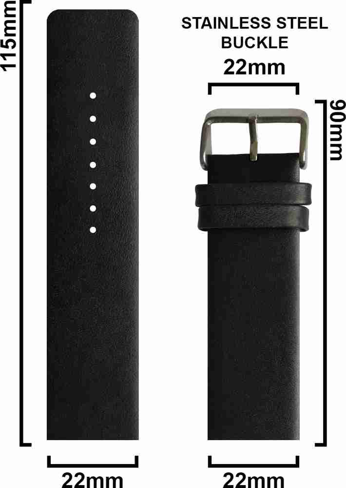 DBLACK FTDS1 FASTRACK 22 mm Genuine Leather Watch Strap Price in India Buy DBLACK FTDS1 FASTRACK 22 mm Genuine Leather Watch Strap online at Flipkart