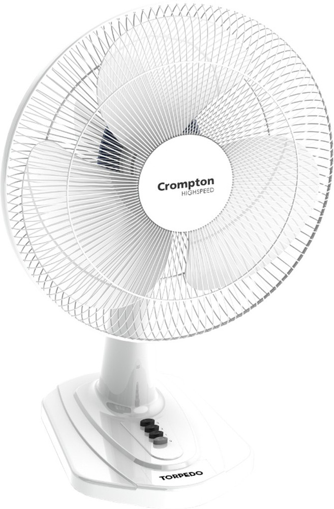 Crompton Highspeed Torpedo 400 mm Energy Saving 3 Blade Table Fan