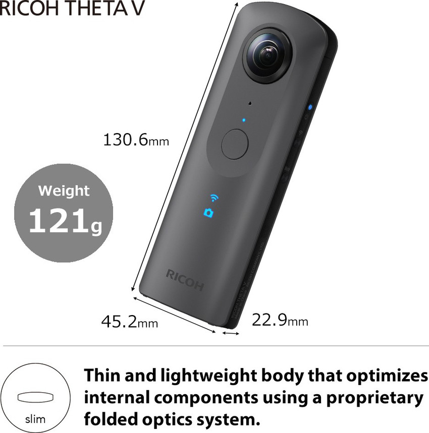 Ricoh Theta V 360 Degree Sports and Action Camera Price in India 
