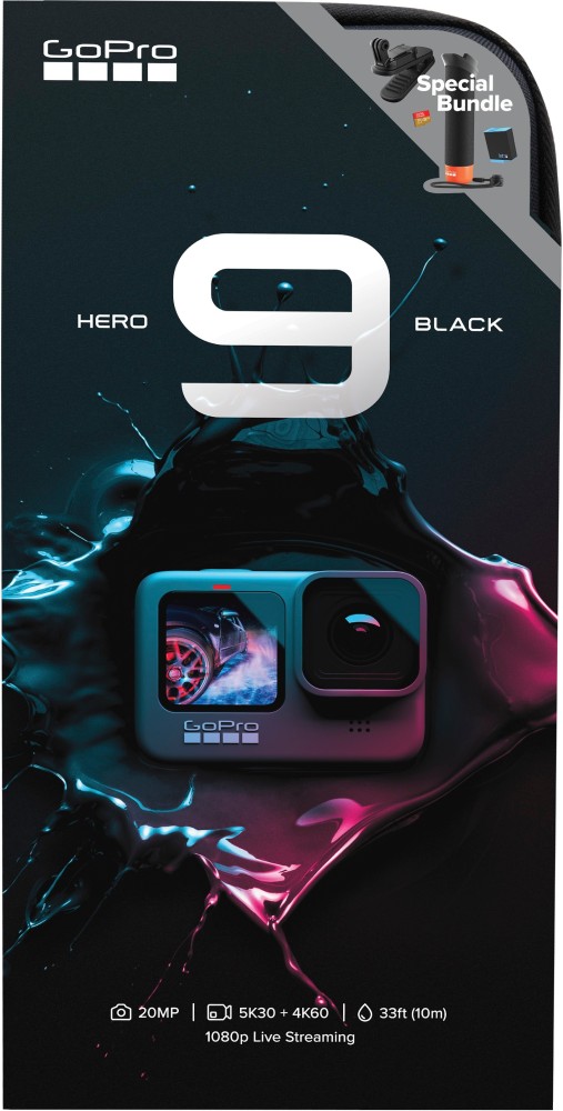 GoPro Hero 9 Black - Holiday Bundle Sports and Action Camera Price
