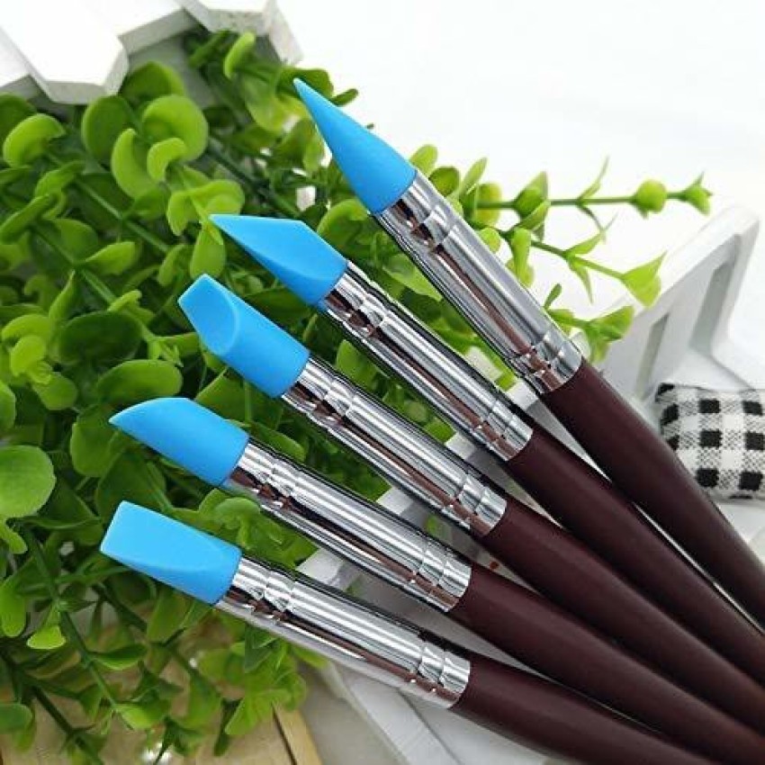 5Pcs Shaper Silicone Pen, Clay Sculpture Tools Clay Sculpting Tools  Sculpting Modeling Brush Clay Shaper Modeling Tool Brush Color Shaper