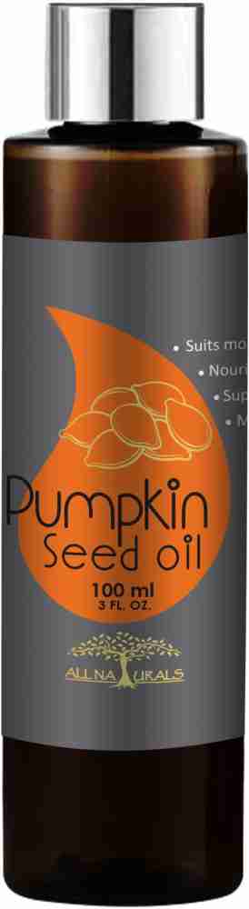 All Naturals 100% Pure & Edible Pumpkin Seed Oil 100mL Food Grade  Cold-Pressed, Never-Heated, Undiluted for Salads, Cooking, Hair Care, Nails  & Skin