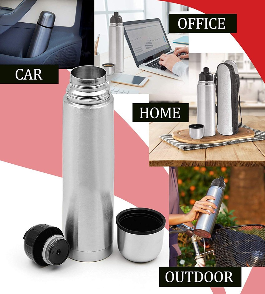 GREEN KIVVI Thermos Bottle, Flask For Hot Tea & Coffee, Steel Flask. 12 Hrs  Hot, 24 Hrs Cold 500 ml Flask - Buy GREEN KIVVI Thermos Bottle, Flask For Hot  Tea 