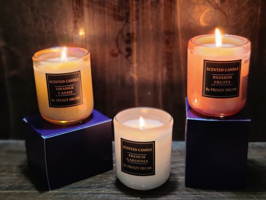 Scented Candles Online Diwali Candle Gift Set of 3 Jar Candles