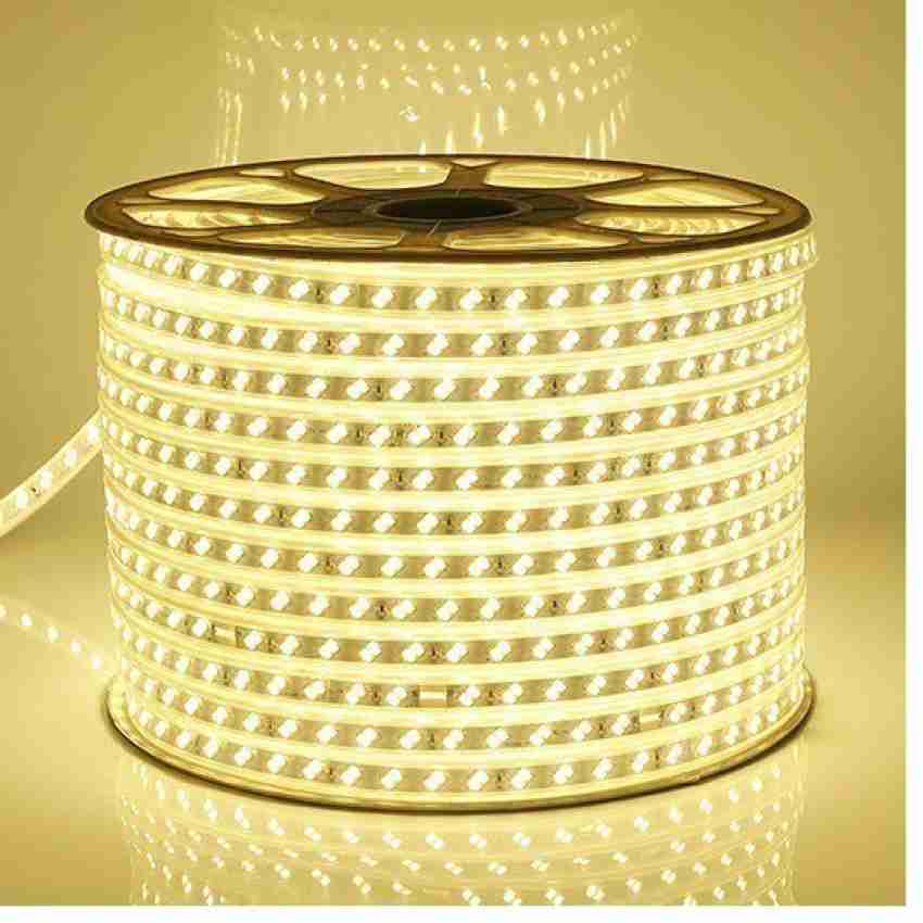 Hybrix LED Cove Light (05 Mtr. Roll) Rope Light, Rice Light, Pipe Light,  SMD5730 Double Row ED (120 LED Per Mtr), Waterproof IP67 & Flexible With  Free