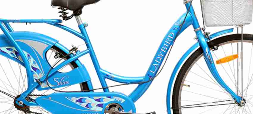 ladies cycle blue colour