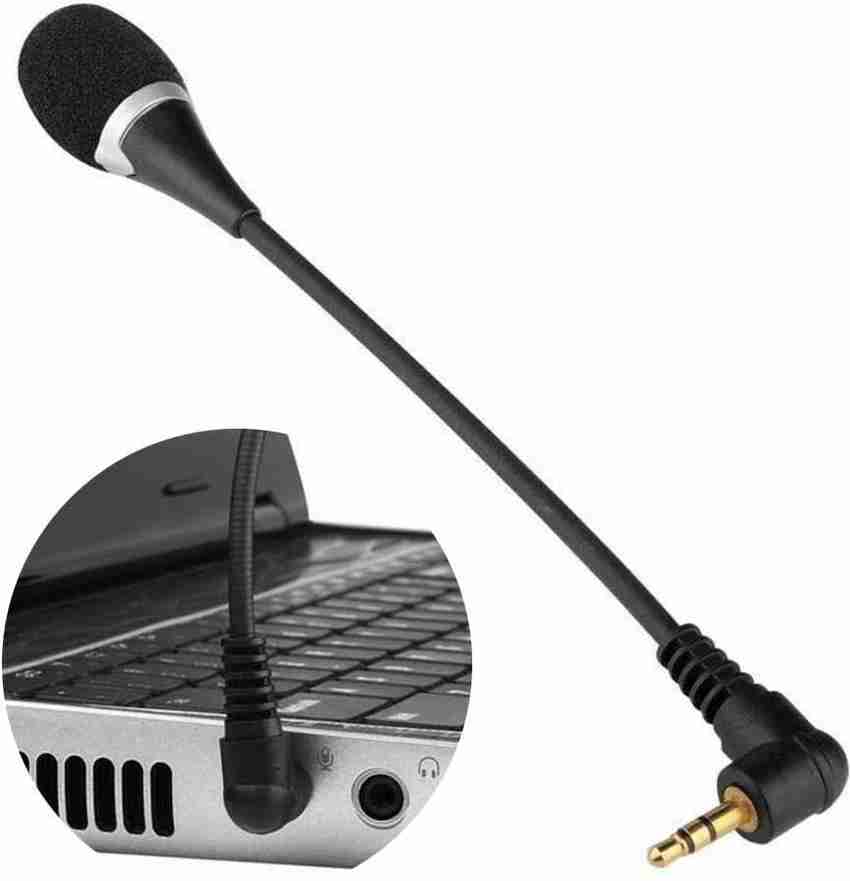 p4u Mini 3.5mm Flexible Microphone Speaker For Laptop Tablet