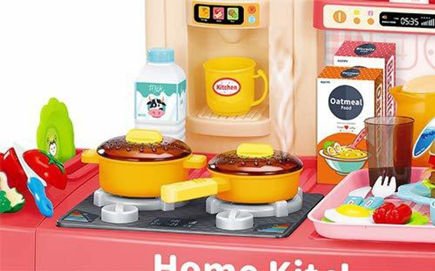 Barbie kitchen shop set with food