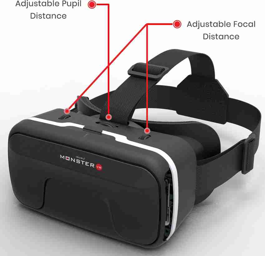 IRUSU Monster 3d VR headset box with remote controller for gaming Price in India Buy IRUSU Monster 3d VR headset box with remote controller for gaming online at Flipkart