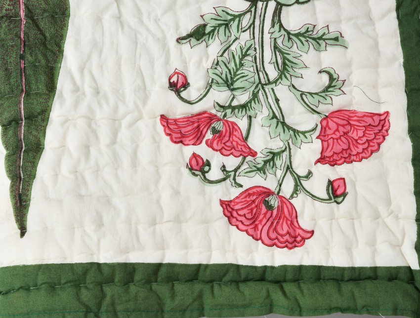 Winter Floral Patchwork Quilt