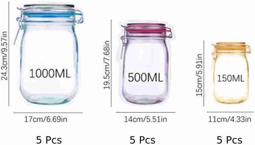 Fridge Water Bottle Storage Organizer 20pcs White Round Mouth 70 Wide Mouth  86mm Suitable For Mason Jar Lid Storage Jar Glass Jar Seal Lid Jar Bags  (White, One Size) : : Home