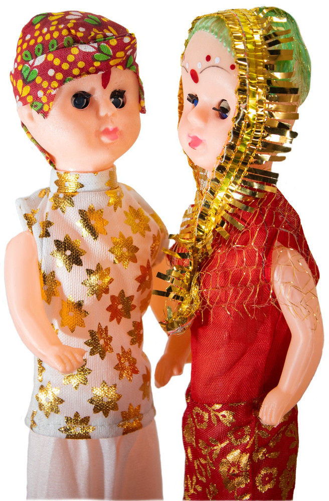 Bride and groom doll set sales
