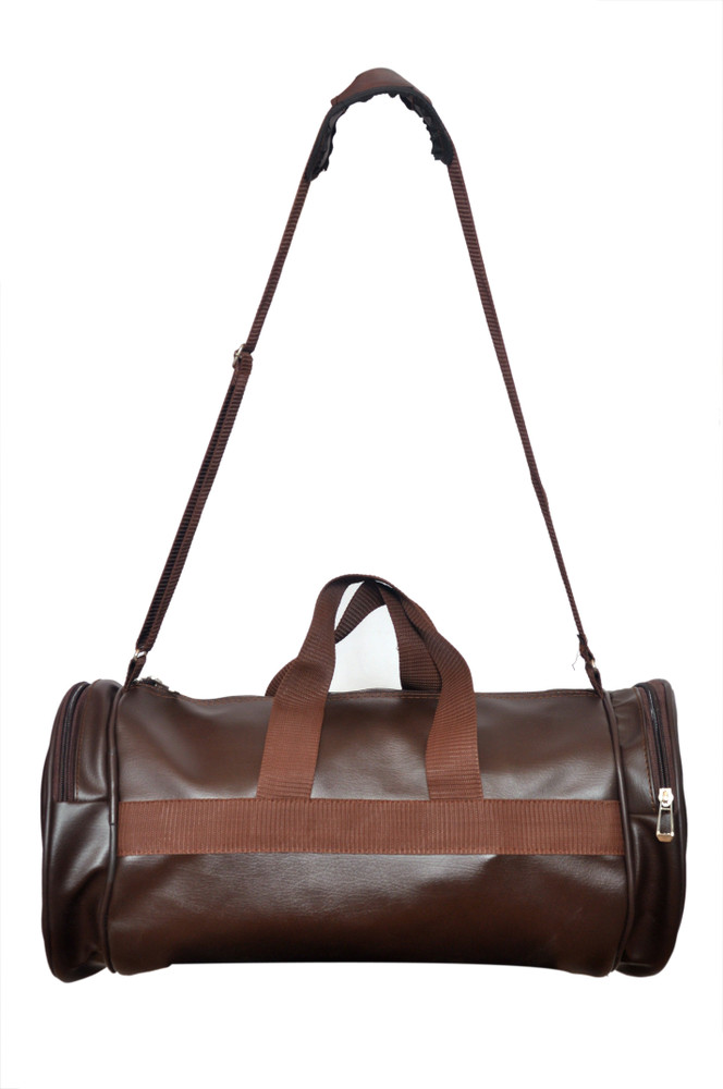 Mk Shine Pu Leather GYM Bag For Man Woman Duffel Without Wheels