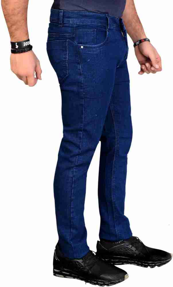 BLOOD PANTHER Regular Men Dark Blue Jeans - Buy BLOOD PANTHER Regular Men  Dark Blue Jeans Online at Best Prices in India