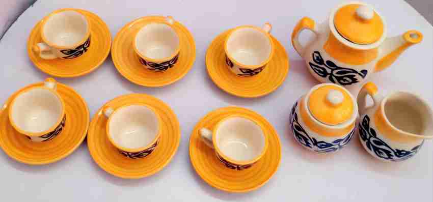 karari ceramic Kids toys tea cup set for children kids ceramic Kids