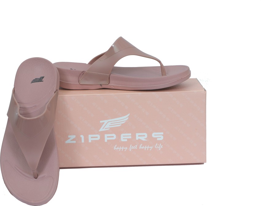 Zippers best sale flip flops