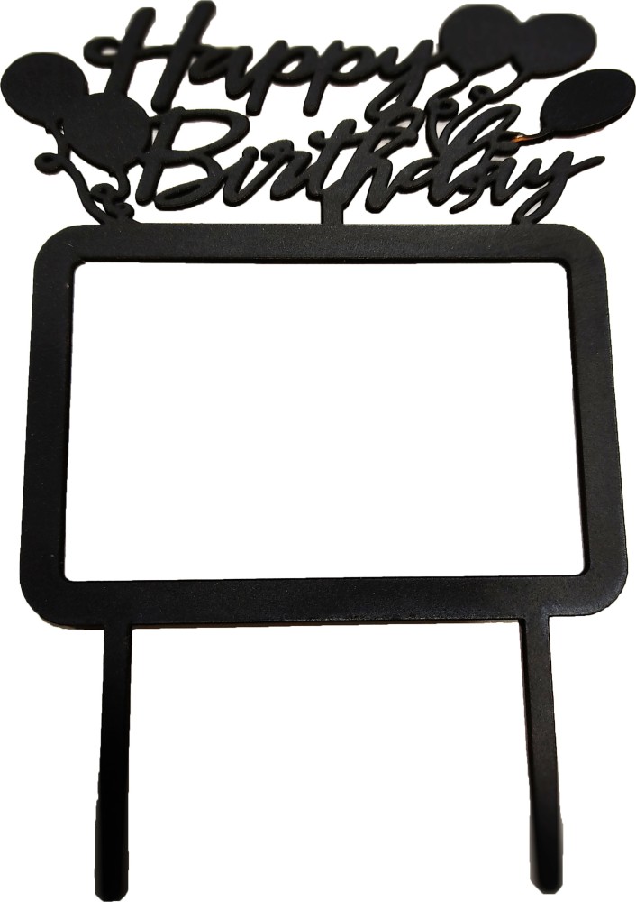 1st Birthday Cake Topper with Photo Frame