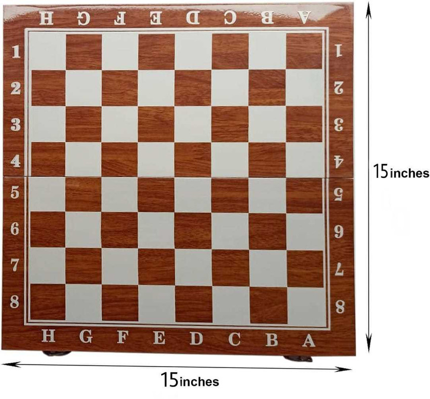 BCBESTCHESS Wooden Handcrafted Foldable Magnetic Chess Board Set with  Magnetic Pieces and Extra Queens for Adults (10x10 Inches, Brown)