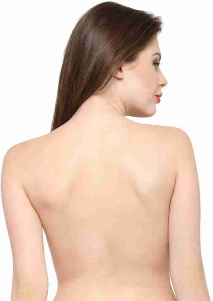 QAUKY Silicone Strapless Sticky Backless Bra (Reusable) Pack of 1 Women  Stick-on Heavily Padded Bra - Buy QAUKY Silicone Strapless Sticky Backless  Bra (Reusable) Pack of 1 Women Stick-on Heavily Padded Bra