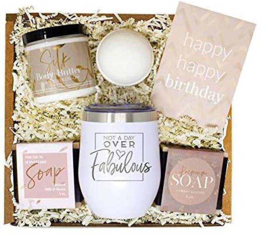 Birthday Gifts for Women, Fabulous Gift Basket Tumbler Relaxation