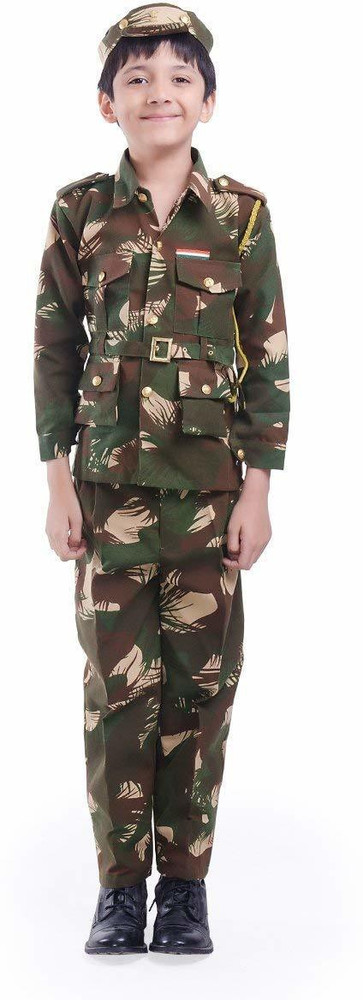 FancyDRessWaLe Army Kids Costume Wear Price in India Buy FancyDRessWaLe Army Kids Costume Wear online at Flipkart