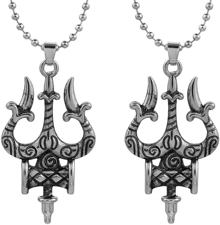 Bhairava Shiva Stainless Steel Pendant Necklace