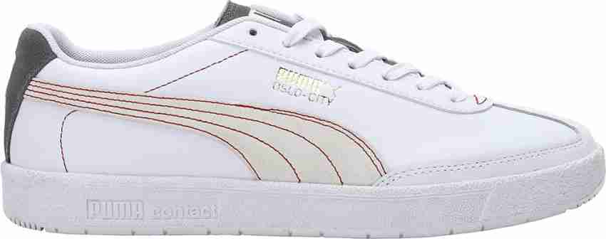 Puma basket stitch discount trainers