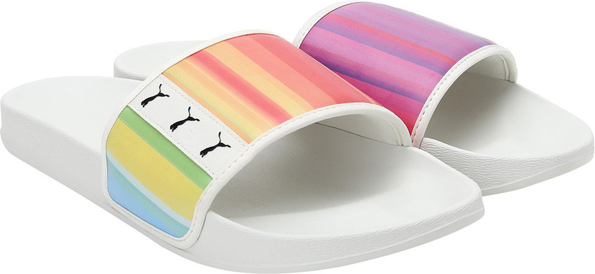 Puma multicolor slides clearance